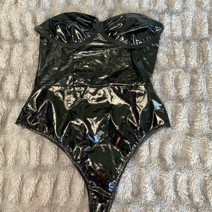 Pretty little thing latex bodysuit